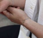 pulseira para homem em aço inoxidável com pendente ancora