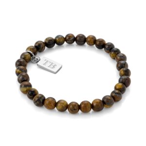 Pulseiras para Homem com pedras naturais - Pulseira de pedras naturais para homem - Pulseira de pedras naturais da marca twobrothers - Pulseira Portuguesa - Marca portuguesa - Acessório de moda para homem - Pulseira Louisville