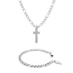 Conjunto Homem Pulseira Norwalk e Colar Illinois