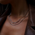 Colar Mulher Cascade Prateado
