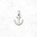 Pendente para colares em forma de ancora para quem aprecia um espirito aventureiro.