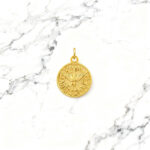 Pendente com medalha espirito santo.