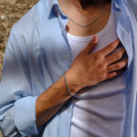 Pulseira Homem Prateado em aço Inoxidável