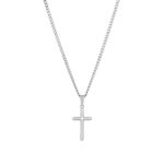 Colar Yorktown para homem com pendente em forma de cruz em aço inoxidável da marca portuguesa Twobrothers.