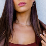 Colar Mulher Pearl Duplo Prateado