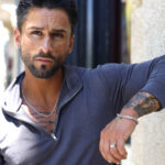 Colar Homem Prateado em aço Inoxidável