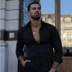 Colar Homem dourado em aço Inoxidável gladiador