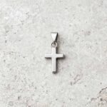 Pendente cruz homem udine prateado