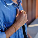 Conjunto Homem Pulseira e Colar Dourado Danville - Image 4