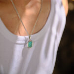 Colar Homem Prateado em aço Inoxidável