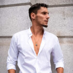 Colar Homem Dourado em aço Inoxidável