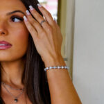 Pulseira Mulher Jasper Prateada