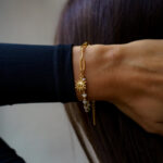 Pulseira Mulher Sol Dourada