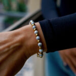 Pulseira Mulher Jasper Dourada