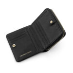 Carteira Mulher Mary em Pele Granulada Preta - Image 3